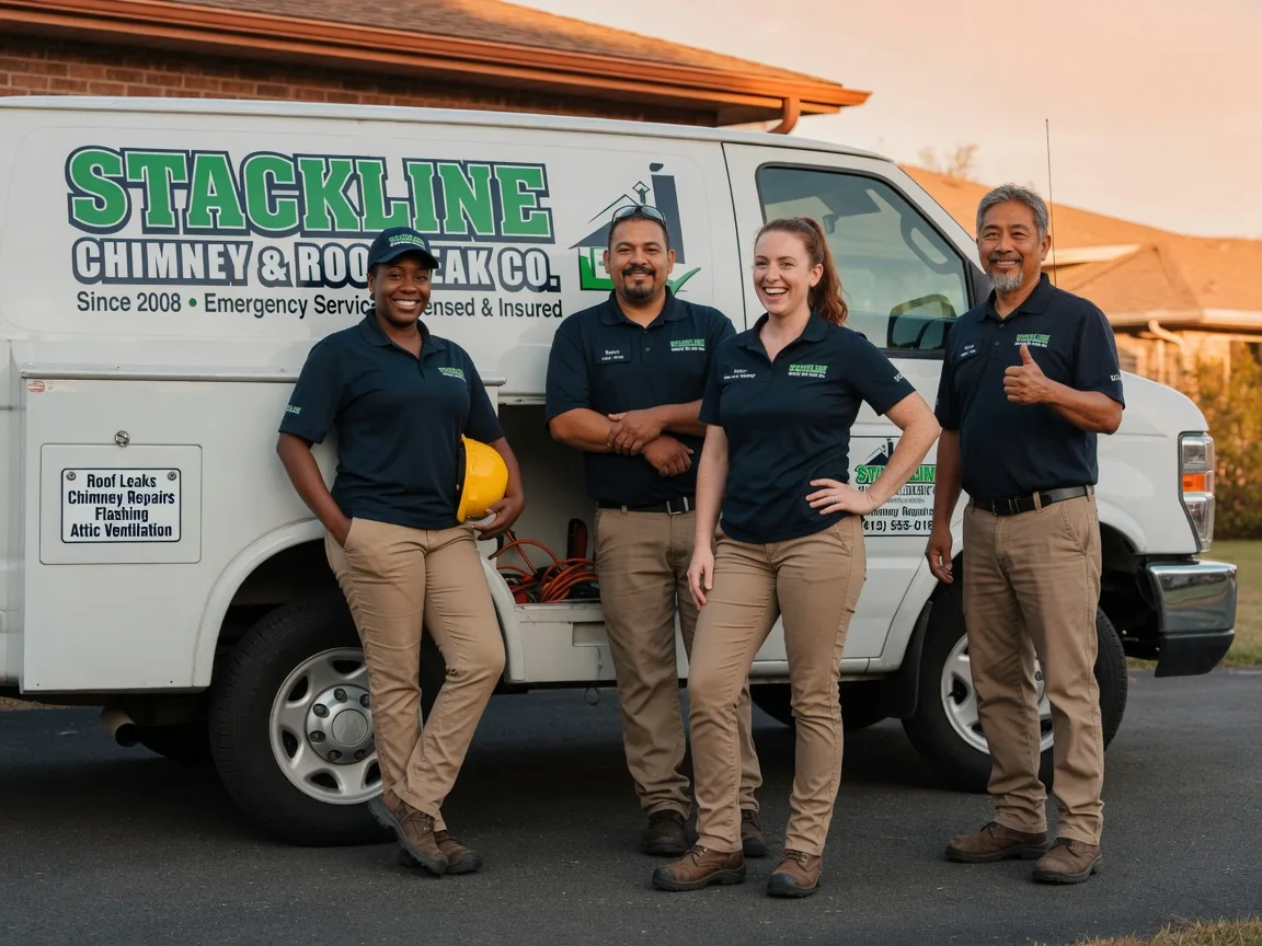 Chimney flashing repair company in Barry, MN